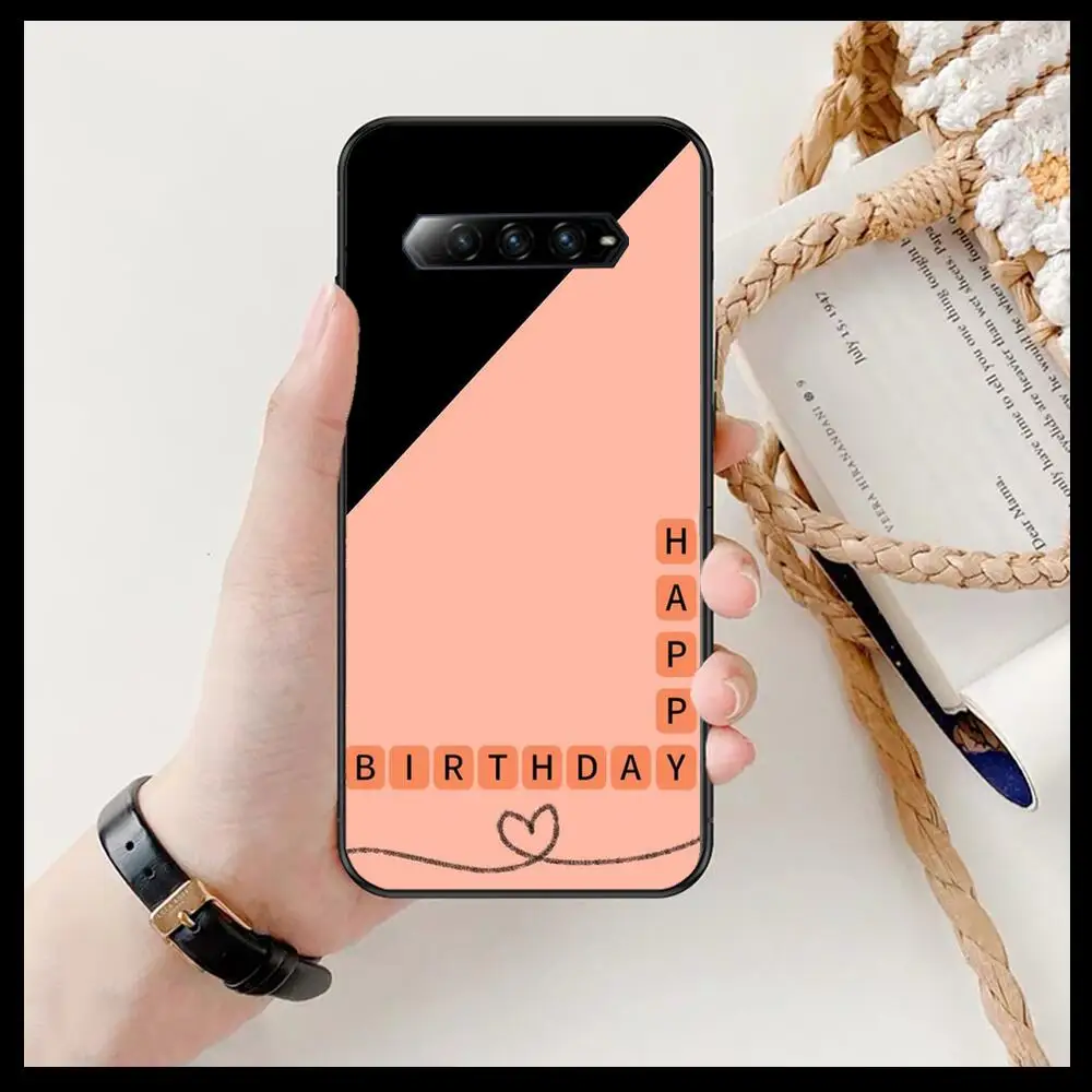 Happy birthday Phone Case For xiaomi redmi Black Shark 4 Pro 2 3 3s Cases Helo Black Cover Silicone Back Prett mini cover funda
Happy birthday Phone Case For xiaomi redmi Black Shark 4 Pro 2 3 3s Cases Helo Black Cover Silicone Back Prett mini cover funda
