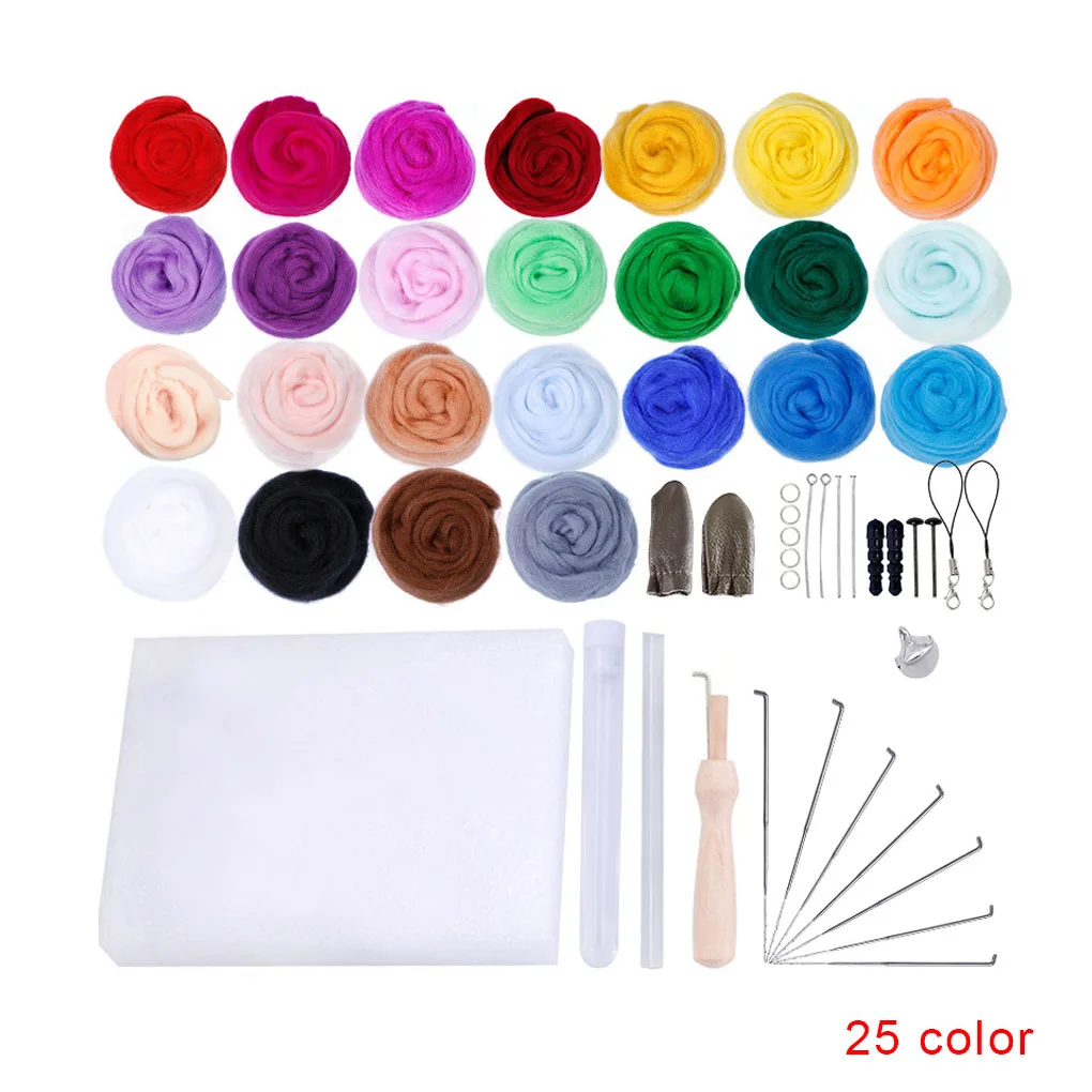 2 Pieces Mat Starter Tool Felt Applique DIY Kit Felting Needle Roving Supplies Sewing Accessory Set
2 Pieces Mat Starter Tool Felt Applique DIY Kit Felting Needle Roving Supplies Sewing Accessory Set