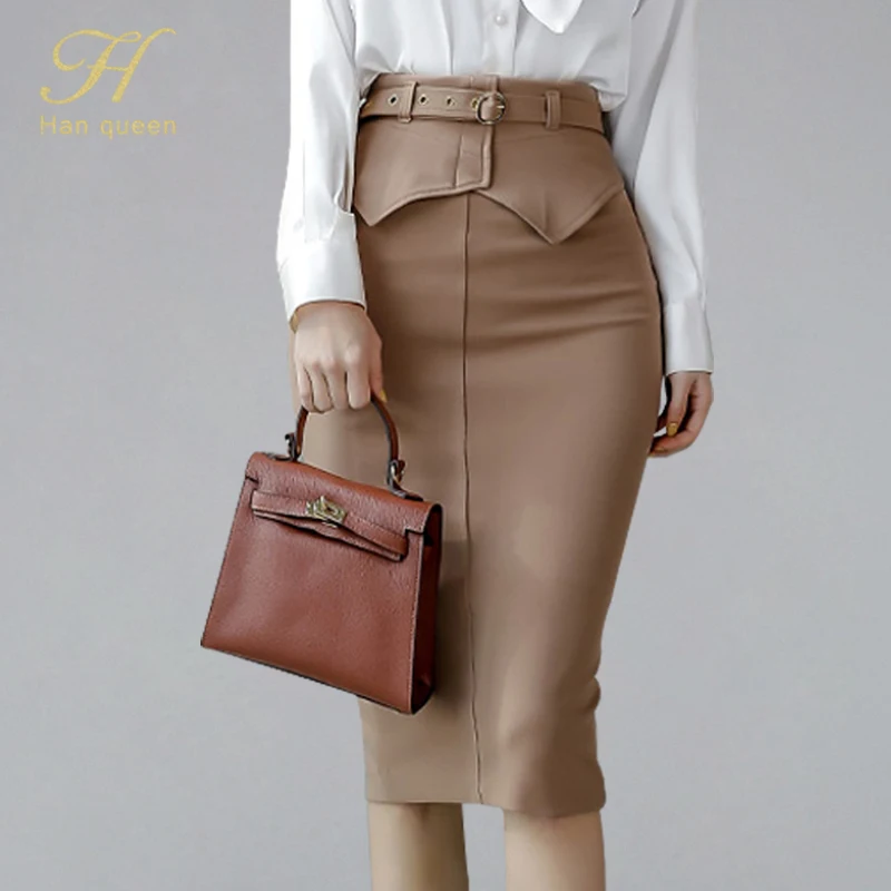 H han queen 2020 Occupation High Waist Pencil Skirt Women Elegant Skirts Office Lady Sheath Bodycon Summer BusinessCasual Skirt
H han queen 2020 Occupation High Waist Pencil Skirt Women Elegant Skirts Office Lady Sheath Bodycon Summer BusinessCasual Skirt