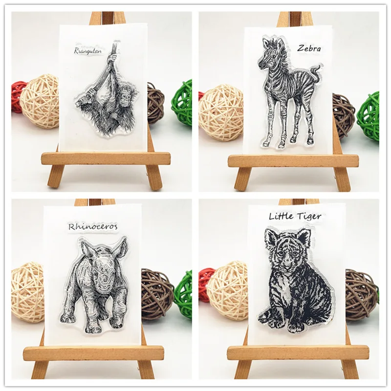 Animal Orangutan Elk Zebra Rhinoceros Little Tiger Transparent Clear Stamps for DIY Scrapbooking/Card Making Fun Decor Supplies
Animal Orangutan Elk Zebra Rhinoceros Little Tiger Transparent Clear Stamps for DIY Scrapbooking/Card Making Fun Decor Supplies