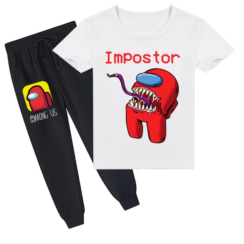 8 Colour Game Cosplay Costume Casual Wear For Kids Children Halloween Costumes T-Shirt Pants Set Anime Print Impostor Gift
8 Colour Game Cosplay Costume Casual Wear For Kids Children Halloween Costumes T-Shirt Pants Set Anime Print Impostor Gift