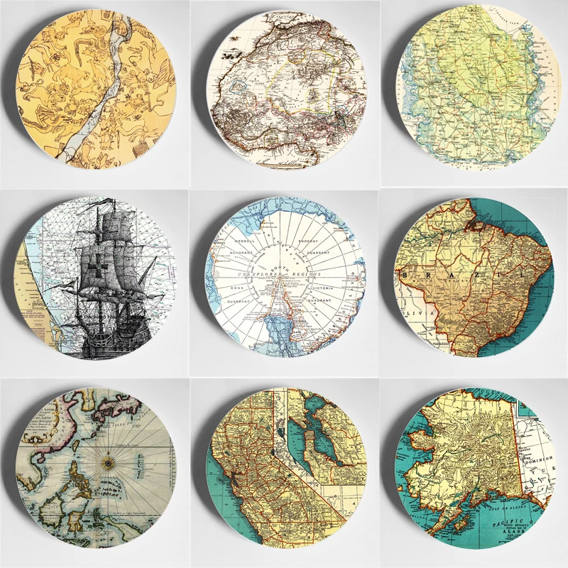 Art Map Drawing Wall Plate Wall Display Decorative Plate High-Quality Handmade Art Plate Home Bar Hotel Decorative Background
Art Map Drawing Wall Plate Wall Display Decorative Plate High-Quality Handmade Art Plate Home Bar Hotel Decorative Background