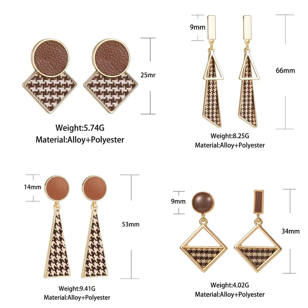 X&P New Korean Fashion Fabric Drop Earrings for Women Cute Geometric Leather Gold Dangle Earrings 2020 Fashion Wedding Jewelry
X&P New Korean Fashion Fabric Drop Earrings for Women Cute Geometric Leather Gold Dangle Earrings 2020 Fashion Wedding Jewelry