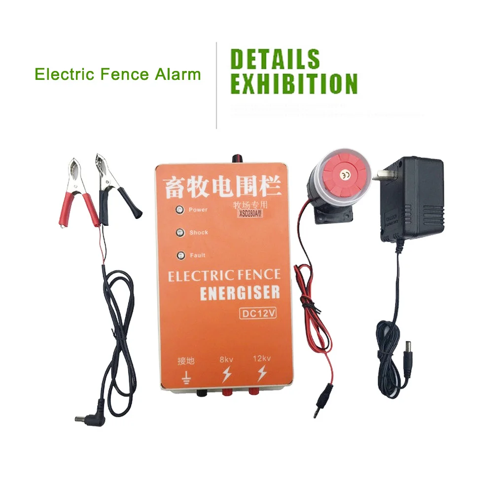 Electric Fence Solar Energizer Charger High Voltage Horse Cattle Poultry Farm Animal Fence Alarm Livestock Tools 5/10/20km
Electric Fence Solar Energizer Charger High Voltage Horse Cattle Poultry Farm Animal Fence Alarm Livestock Tools 5/10/20km