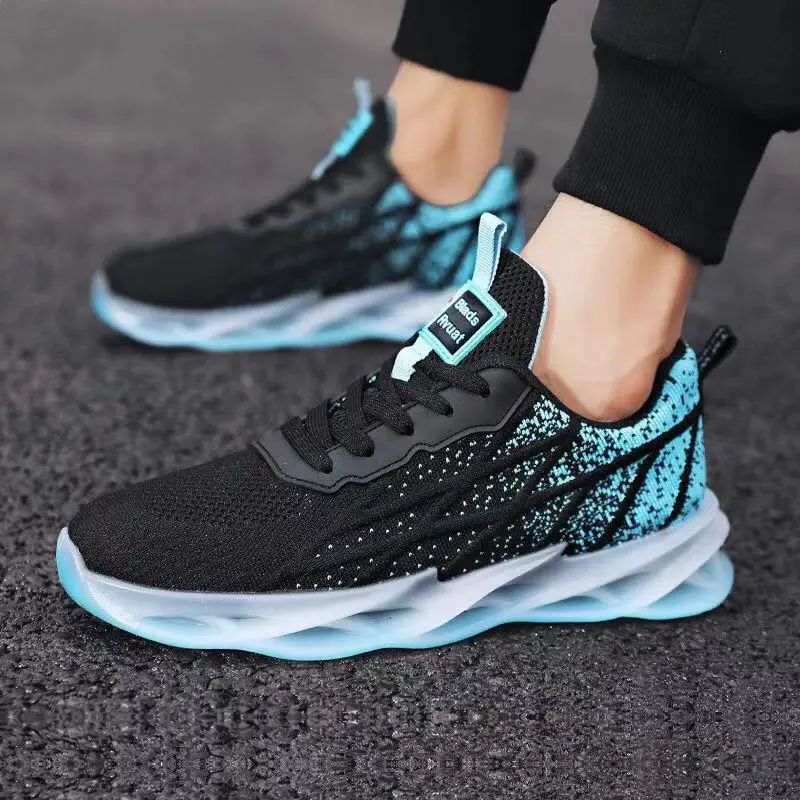 Blade running shoes for men high quality breathable mesh designer jogging man walking athletic trainer athletic shoes
Blade running shoes for men high quality breathable mesh designer jogging man walking athletic trainer athletic shoes