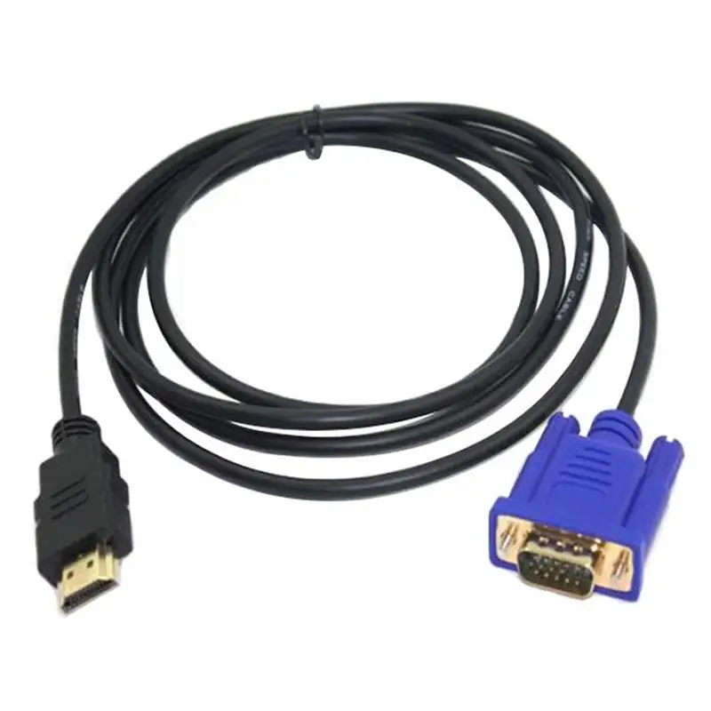 HDMI-compatible To VGA HD Converter Cable Audio Cable Converter Laptop PVC Pin Male Female For PC VGA Male 15 GB/S 1.8m E1U2
HDMI-compatible To VGA HD Converter Cable Audio Cable Converter Laptop PVC Pin Male Female For PC VGA Male 15 GB/S 1.8m E1U2