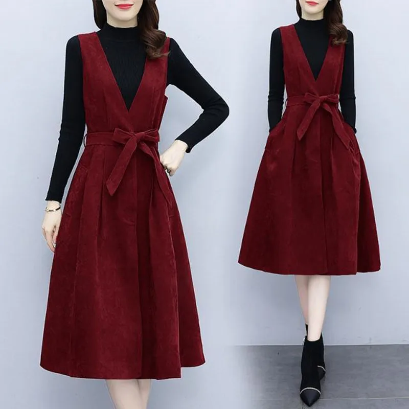 XLWomen's dress2021Autumn and winterNew styleFashionLong sleeves One-piece dress High-end Calf skirt Pure color One-piece dress
XLWomen's dress2021Autumn and winterNew styleFashionLong sleeves One-piece dress High-end Calf skirt Pure color One-piece dress