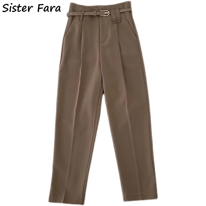 Sister Fara New Spring Autumn High Waist Straight Pants Women Casual Suit Trousers Office Lady Wide Leg Pants Ladies Harem Pants
Sister Fara New Spring Autumn High Waist Straight Pants Women Casual Suit Trousers Office Lady Wide Leg Pants Ladies Harem Pants