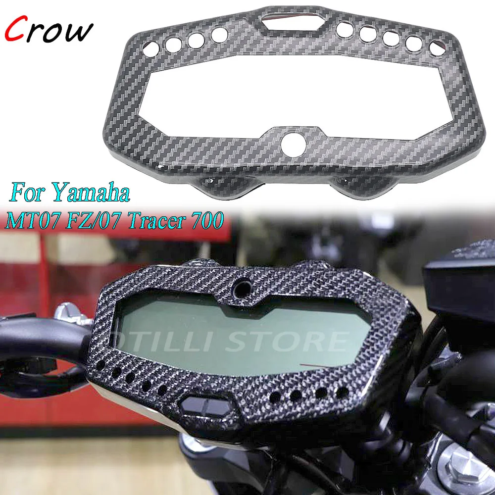 

Carbon Fiber Motorcycle Instrument Speedometer Cover For Yamaha MT07 FZ07 2014-2020 2019 2018 2017 2015 FOR Tracer 700 2016-2019