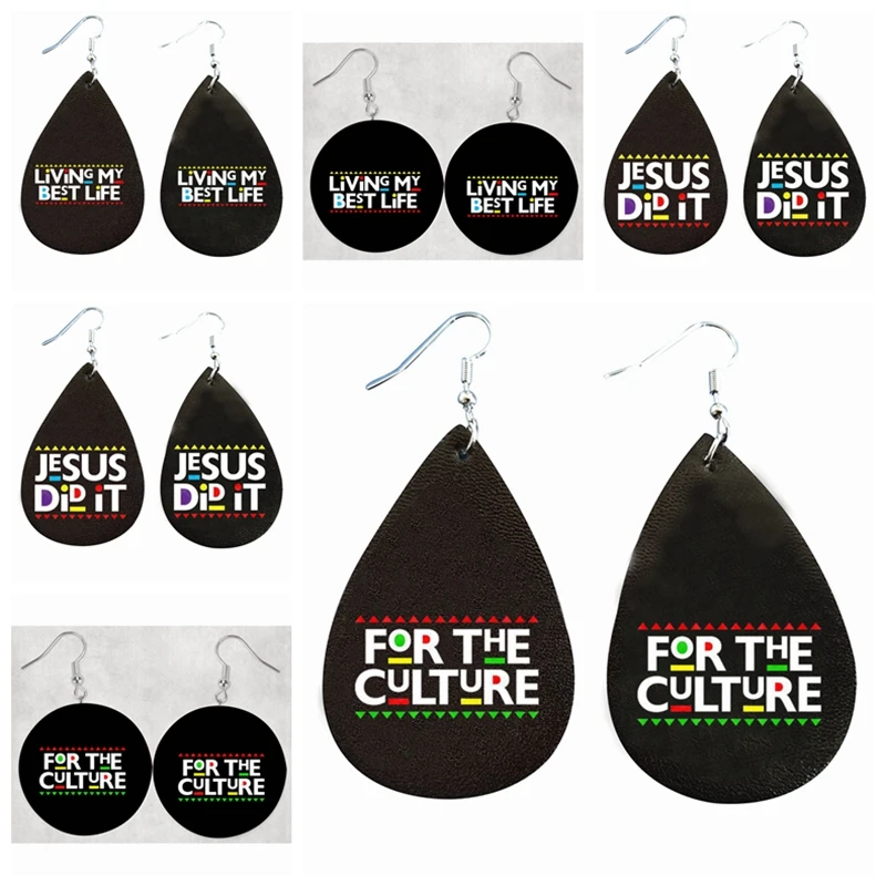 2021 New Style Color Fashion 6 Faux Leather Teardrop Earrings
2021 New Style Color Fashion 6 Faux Leather Teardrop Earrings