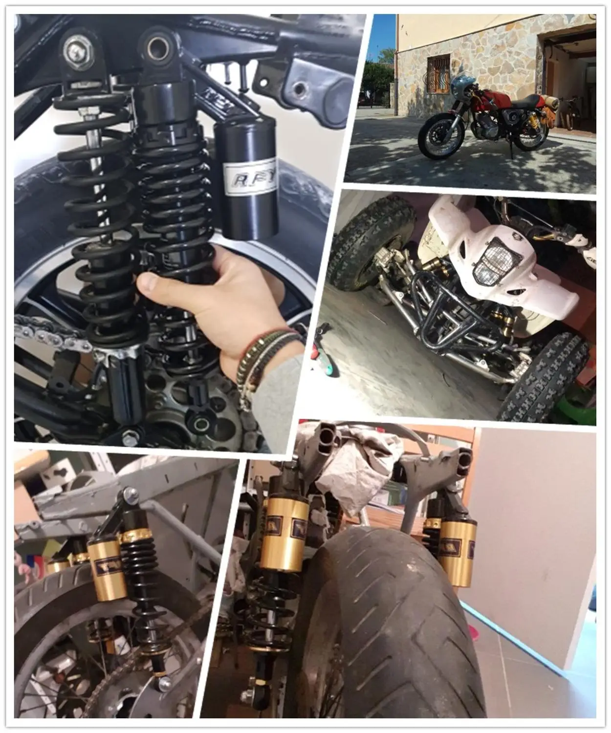 Universal 280mm 320mm 340mm Fork Round Air Shock Absorber Rear Suspension Spring Scooter DirtBike Gokart Quad ATV Motorcycle D30
Universal 280mm 320mm 340mm Fork Round Air Shock Absorber Rear Suspension Spring Scooter DirtBike Gokart Quad ATV Motorcycle D30
