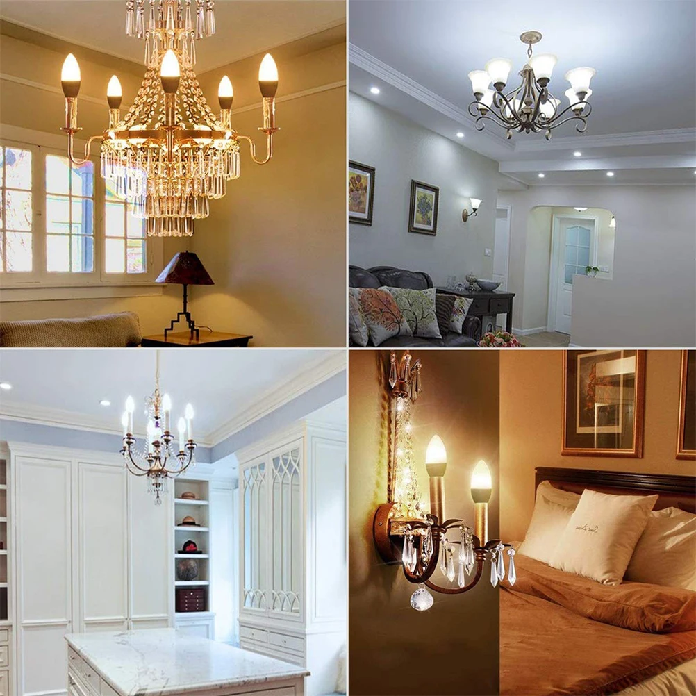 E12/E14 LED Light Bulbs LED Candle Light Bulb Dimmable LED Chandelier Bulb 4W Lamps Decoration Light Energy Saving Light Bulbs
E12/E14 LED Light Bulbs LED Candle Light Bulb Dimmable LED Chandelier Bulb 4W Lamps Decoration Light Energy Saving Light Bulbs