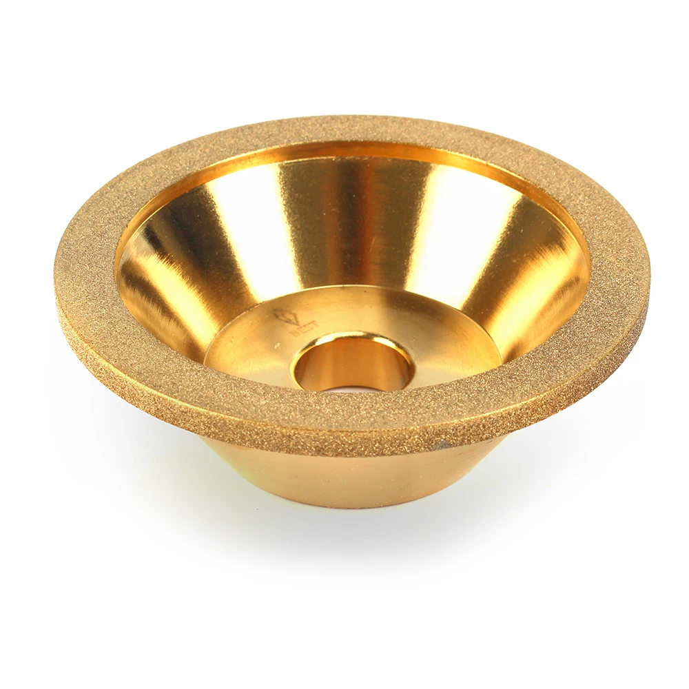 4" Electroplating Diamond Grinding Wheel Cup 100x20x10X5MM For Milling Cutter Tool Sharpener Grinder Accessory 150Grit 1Pc
4" Electroplating Diamond Grinding Wheel Cup 100x20x10X5MM For Milling Cutter Tool Sharpener Grinder Accessory 150Grit 1Pc
