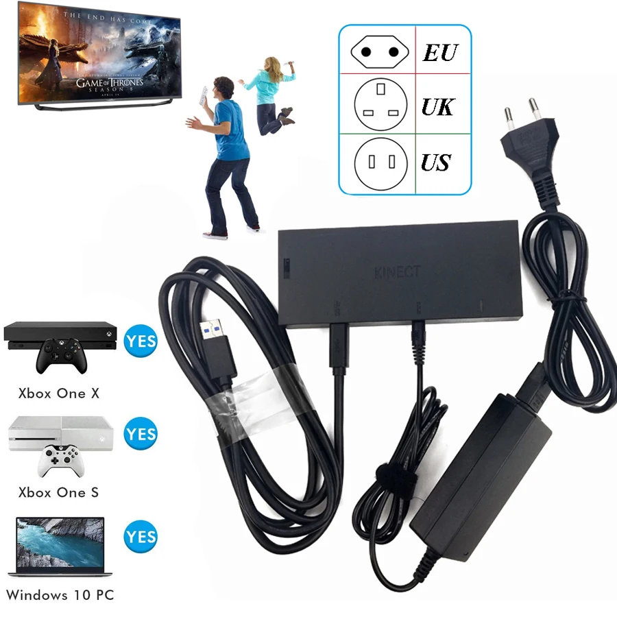 Адаптер питания Kinect 2 0 для Xbox one X/Windows X BOX ONE Slim/X|Датчики движения| |