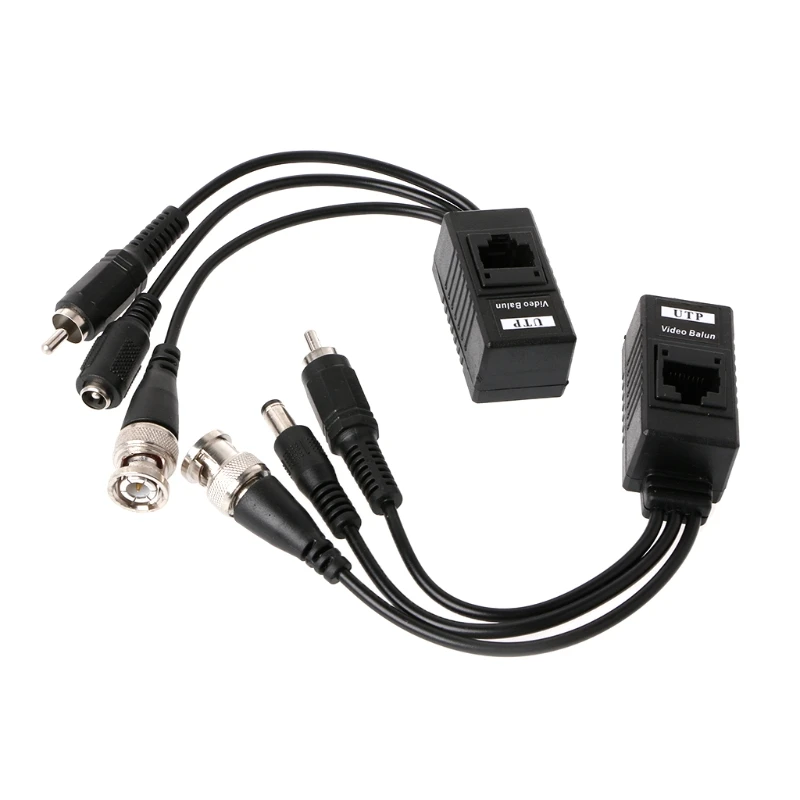 1 пара BNC к RJ45 пассивное Питание видео + трансивер Balun для камеры видеонаблюдения
1 пара BNC к RJ45 пассивное Питание видео + трансивер Balun для камеры видеонаблюдения