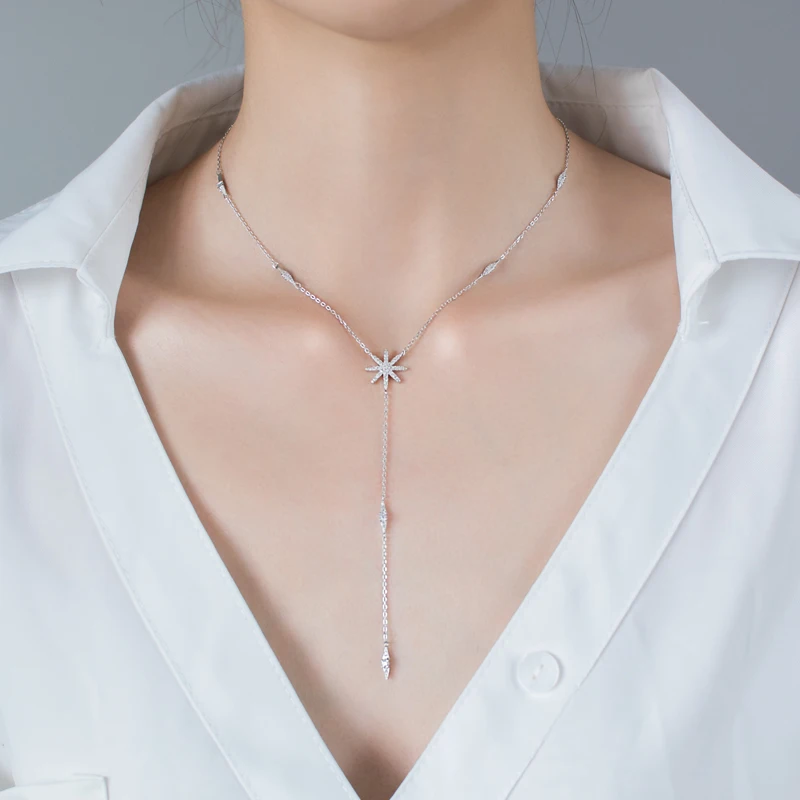 Trendy Pendant 925 Sterling Chain Necklace Maple leaf Shape AAA Zircon Shiny Jewelry For Women Holiday Gift Mother Gift
Trendy Pendant 925 Sterling Chain Necklace Maple leaf Shape AAA Zircon Shiny Jewelry For Women Holiday Gift Mother Gift