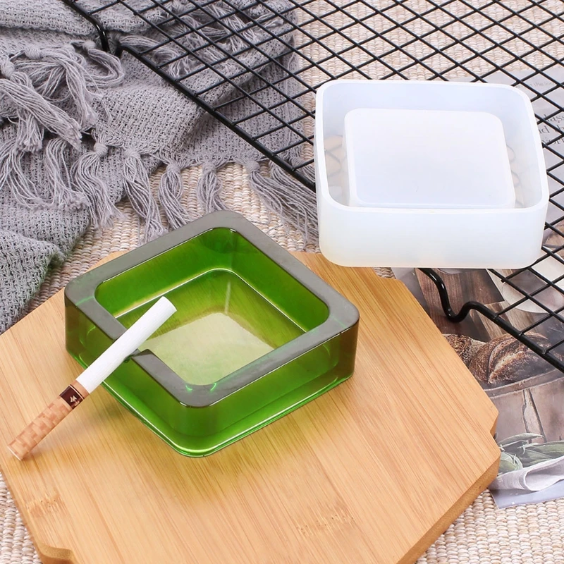 2 Pcs Resin Crystal Epoxy DIY Pot Mold Ashtray Coaster Casting Silicone Mould Crafts Jewelry Making Tool 
2 Pcs Resin Crystal Epoxy DIY Pot Mold Ashtray Coaster Casting Silicone Mould Crafts Jewelry Making Tool