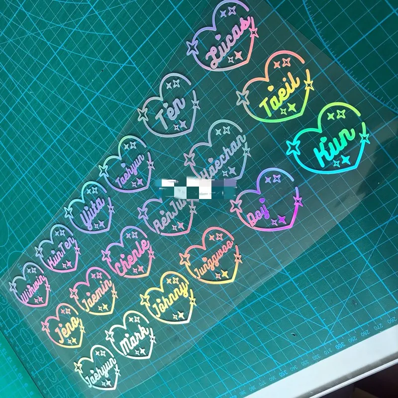 KPOP NCT Stickers Laser Love Heart Hologram Sticker Unique Paste Mobile Phone Stickey Wholesale Laptop Decal 1 Peek
KPOP NCT Stickers Laser Love Heart Hologram Sticker Unique Paste Mobile Phone Stickey Wholesale Laptop Decal 1 Peek