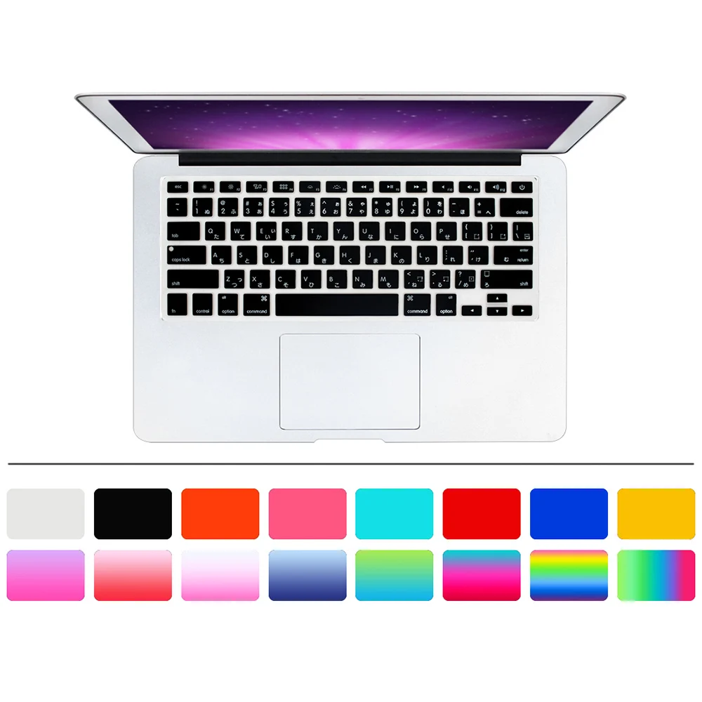 black Ultra-thin national language keyboard cover German Russian Arabic Spanish For MacBook Air Pro 13 retina laptop accessories
black Ultra-thin national language keyboard cover German Russian Arabic Spanish For MacBook Air Pro 13 retina laptop accessories