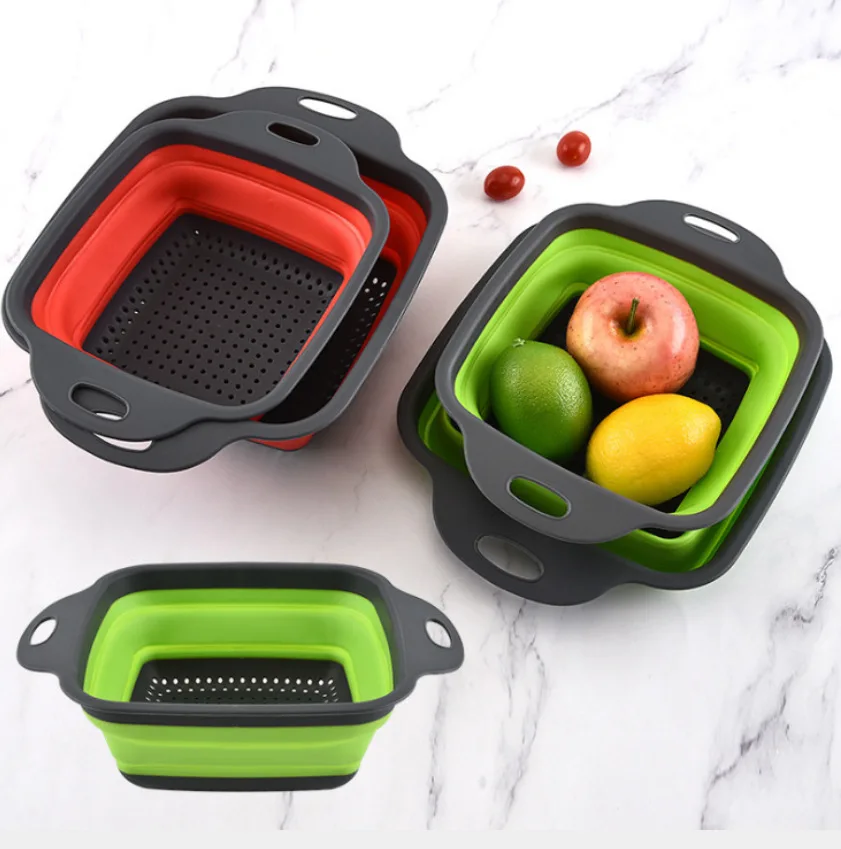 Foldable Fruit Vegetable Washing Basket Strainer Portabl Silicone Colander Collapsible Drainer With Handle Kitchen Tools
Foldable Fruit Vegetable Washing Basket Strainer Portabl Silicone Colander Collapsible Drainer With Handle Kitchen Tools