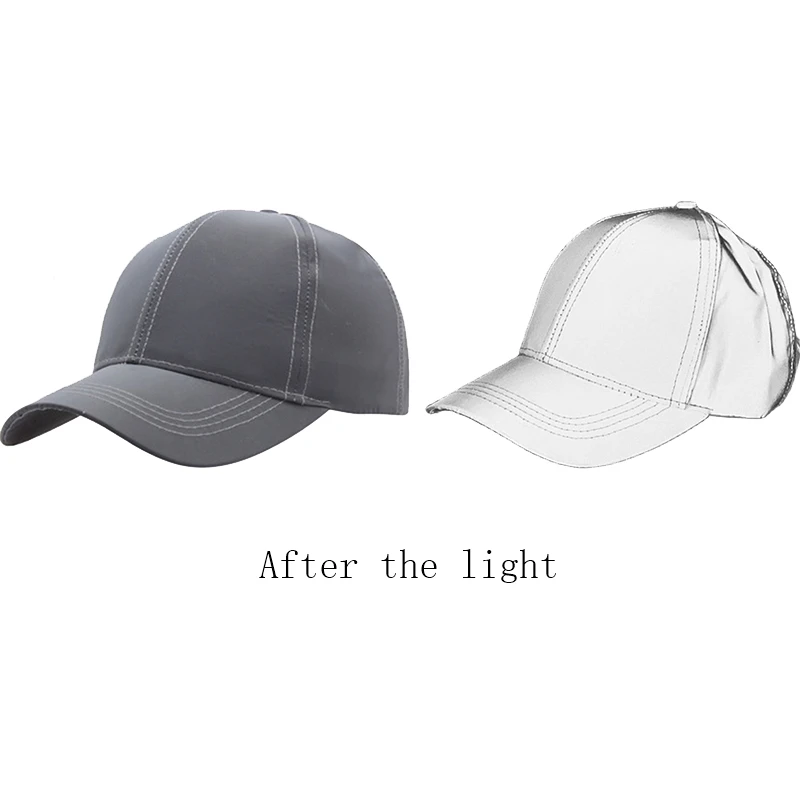 Spring Autumn Unisex Reflective Cotton Baseball Cap Outdoor Night Running Road Absorbing Light Source Dark Riding Hat Q172
Spring Autumn Unisex Reflective Cotton Baseball Cap Outdoor Night Running Road Absorbing Light Source Dark Riding Hat Q172