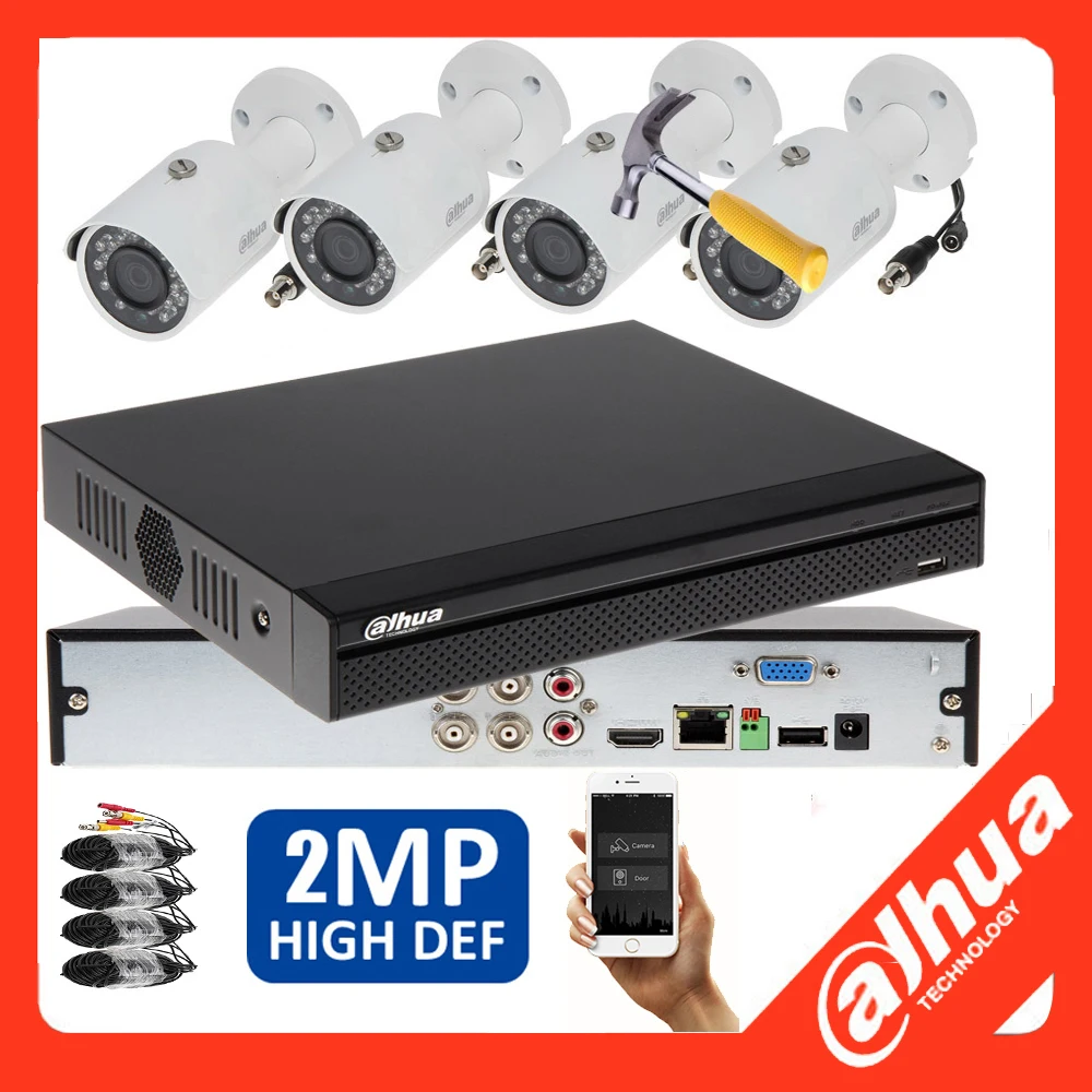 XVR5104HS-S3 4ch CVI система камер безопасности включает в себя 4pcs 2MP 1080P Водонепроницаемая HDCVI IR bullet Camera HAC-HFW1200S PSS поддержка
XVR5104HS-S3 4ch CVI система камер безопасности включает в себя 4pcs 2MP 1080P Водонепроницаемая HDCVI IR bullet Camera HAC-HFW1200S PSS поддержка