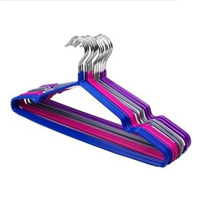 10Pcs 41X19CM Colorful Stainless Steel Non-slip Hangers For Velvet Clothes Suit Shirt Pants Storage Organize
10Pcs 41X19CM Colorful Stainless Steel Non-slip Hangers For Velvet Clothes Suit Shirt Pants Storage Organize