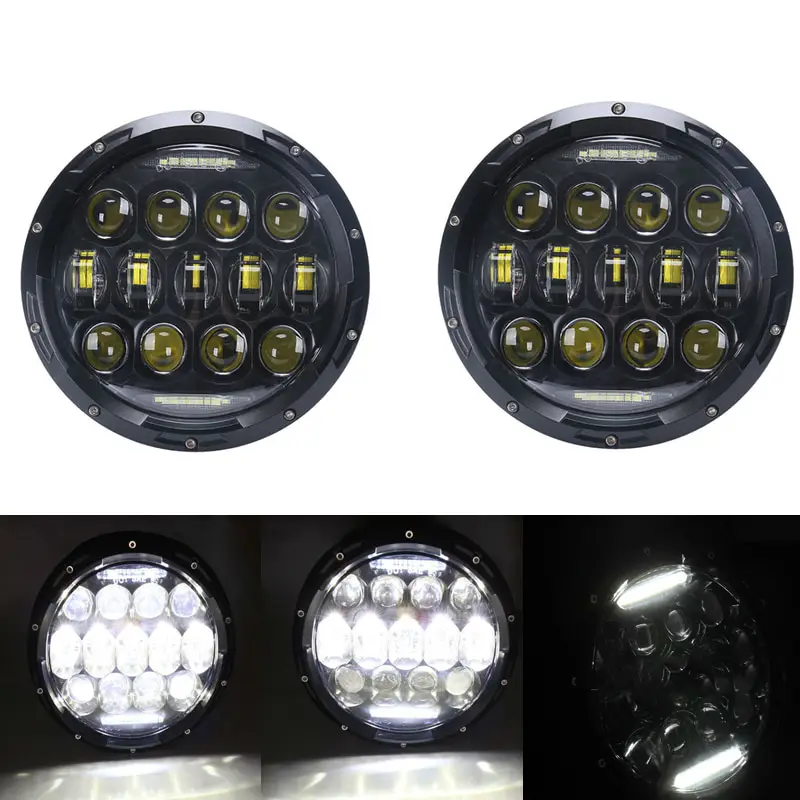 7Inch 75W Round LED Headlight with DRL for Lada 4x4 urban Niva Suzuki Samurai Headlight Assembly
7Inch 75W Round LED Headlight with DRL for Lada 4x4 urban Niva Suzuki Samurai Headlight Assembly