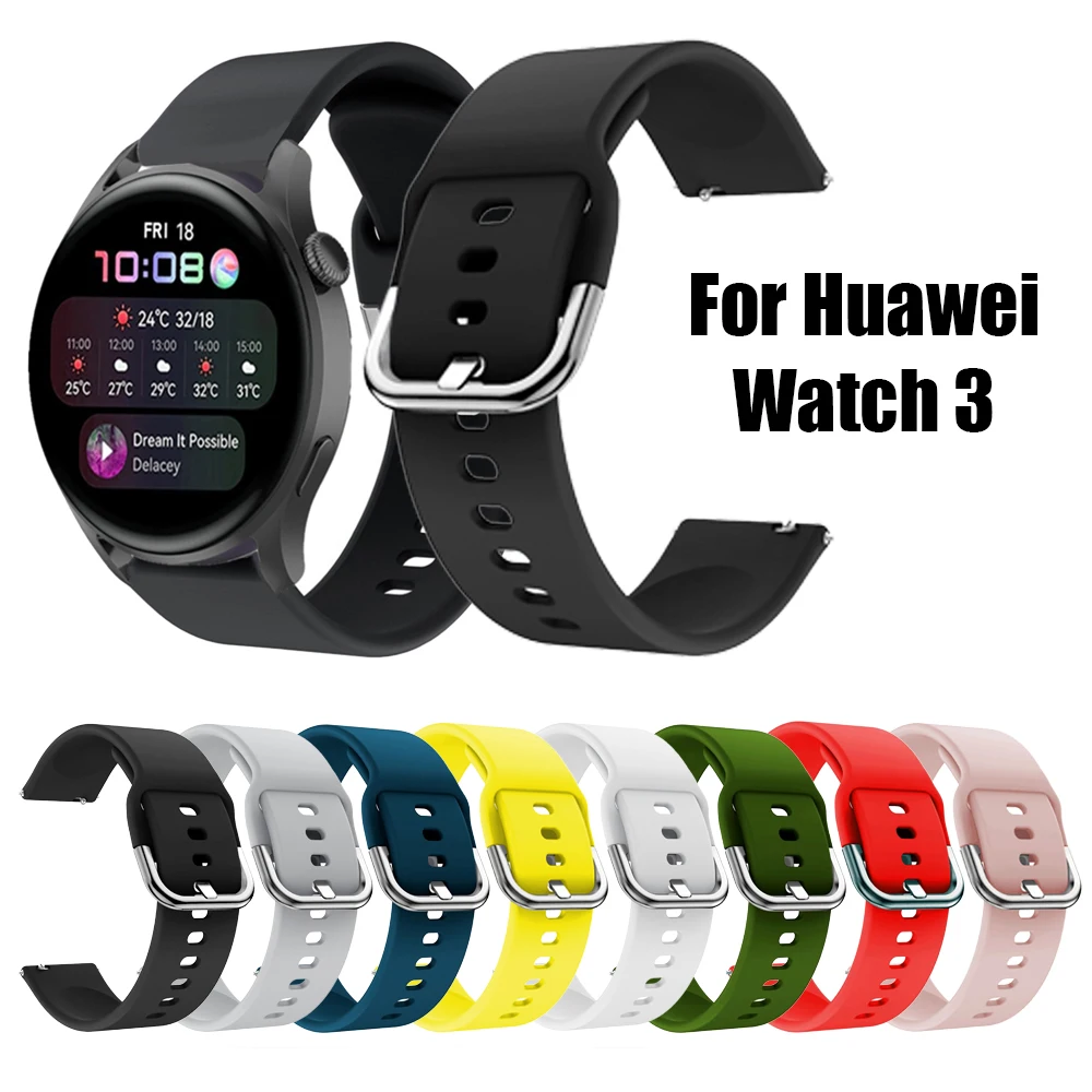 Solid Color Bracelet For Huawei Watch 3 Strap Silicone Band Watchband 22mm Wristbands Silica Gel Soft Straps Replacement
Solid Color Bracelet For Huawei Watch 3 Strap Silicone Band Watchband 22mm Wristbands Silica Gel Soft Straps Replacement
