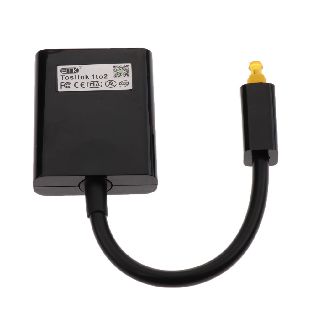 1xDigital Toslink Optical Fiber Splitter 1 in 2 Out Audio Fiber Optic Cables
1xDigital Toslink Optical Fiber Splitter 1 in 2 Out Audio Fiber Optic Cables