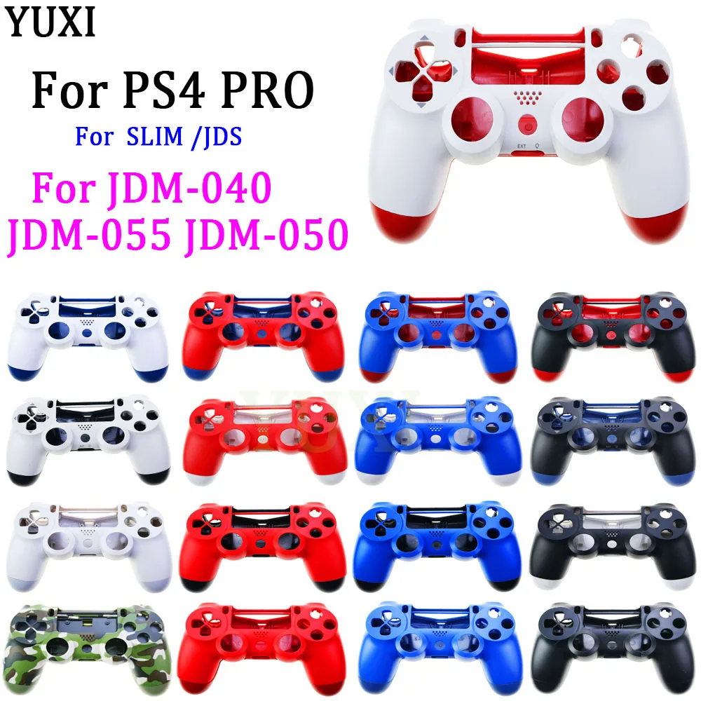 YUXI Replacement Housing Shell Case Cover for PS4 Pro for PS4 SLIM Controller JDS 040 JDM-040 050 055 Upper Bottom Shell
YUXI Replacement Housing Shell Case Cover for PS4 Pro for PS4 SLIM Controller JDS 040 JDM-040 050 055 Upper Bottom Shell