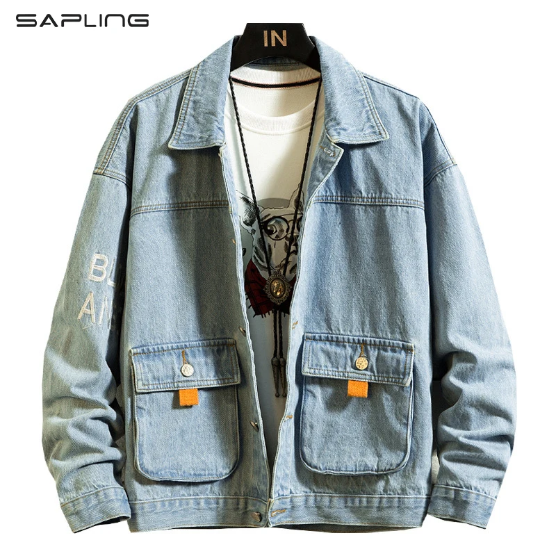 2021 New Men's Retro Loose Denim Jacket Fashion Streetwear Blue Dark Gray Denim Coat Male Brand Clothes Chaqueta Vaquera Hombre
2021 New Men's Retro Loose Denim Jacket Fashion Streetwear Blue Dark Gray Denim Coat Male Brand Clothes Chaqueta Vaquera Hombre