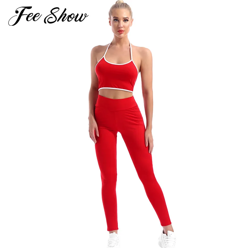 Seamless Yoga Set Women Gym Clothes Suit for Fitness Sportswear Breathable 2Pcs Running Tracksuits halter neck Top+Gym Leggings 
Seamless Yoga Set Women Gym Clothes Suit for Fitness Sportswear Breathable 2Pcs Running Tracksuits halter neck Top+Gym Leggings