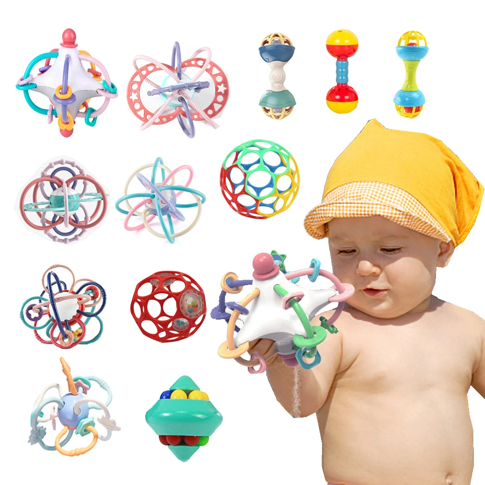 Newborn Rattles Toys Kids Educational Toys Grasping Holes Balls For Baby Cribs Stroller Soft Safety Hand Bells Baby Ball Rattles
Newborn Rattles Toys Kids Educational Toys Grasping Holes Balls For Baby Cribs Stroller Soft Safety Hand Bells Baby Ball Rattles