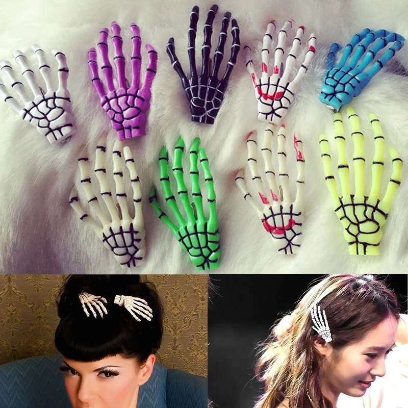 1pc Hair Clip Skull Skeleton Hand Styling Girls Clips Skull Accessories Barrette Hair Accessories Tool For Women
1pc Hair Clip Skull Skeleton Hand Styling Girls Clips Skull Accessories Barrette Hair Accessories Tool For Women