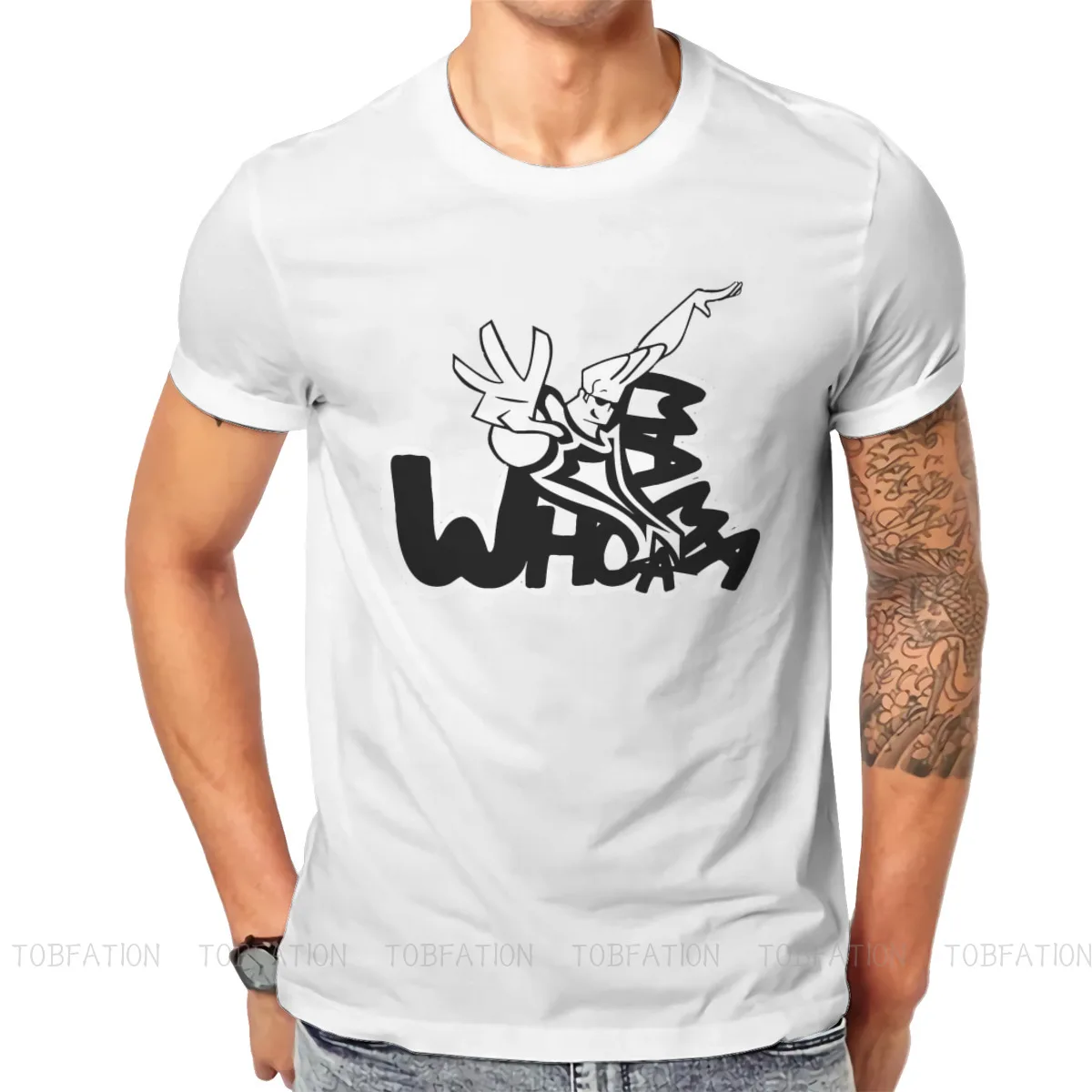 Футболка мужская свободного покроя, с круглым вырезом
Футболка мужская свободного покроя, с круглым вырезом