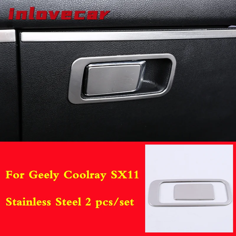 For Geely Coolray SX11 2018-2020 Glove box Switch trim Car door handle cover interior styling frame decoration accessories 2pcs
For Geely Coolray SX11 2018-2020 Glove box Switch trim Car door handle cover interior styling frame decoration accessories 2pcs
