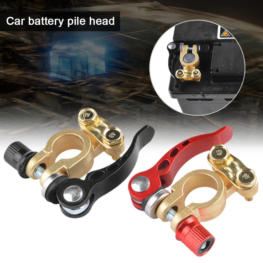Cables Connectors Accessories Fits Pair Screw Connection Positive & Negative Car Battery Terminals Clamps Connector Clamp Clips
Cables Connectors Accessories Fits Pair Screw Connection Positive & Negative Car Battery Terminals Clamps Connector Clamp Clips