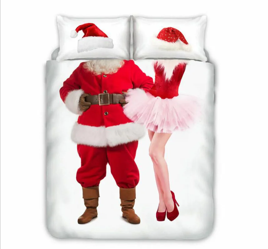 Christmas Bedding Sets Duvet Cover Set 3/4pcs Double Queen King Bedclothes Bed Linen
Christmas Bedding Sets Duvet Cover Set 3/4pcs Double Queen King Bedclothes Bed Linen