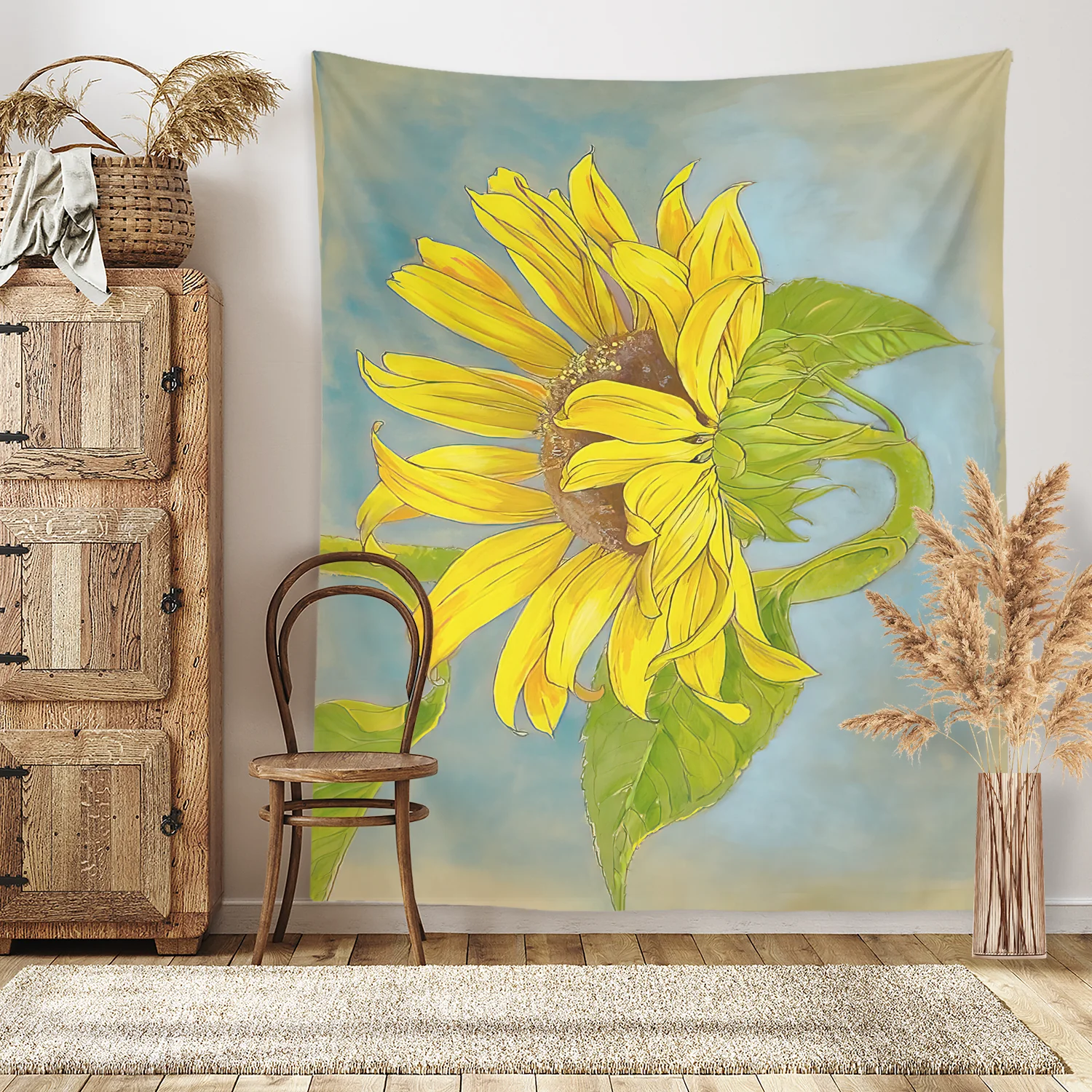 Красивый Подсолнух солнечный свет украшение для спальни настенный Красивый природный зеленый растения Полиэстер Печатный настенный гобел...
Красивый Подсолнух солнечный свет украшение для спальни настенный Красивый природный зеленый растения Полиэстер Печатный настенный гобел...
