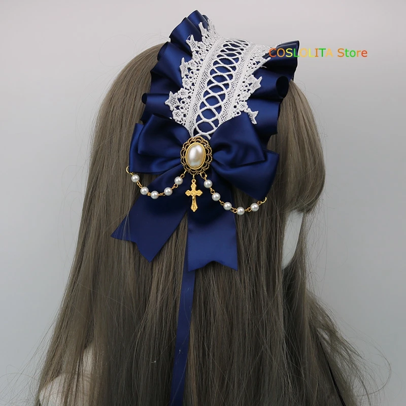 Lolita Japanese Soft sister Lace Headdress Sweet wild kc Hair band Headband Side clip Hair Accessories Handwork Headdress
Lolita Japanese Soft sister Lace Headdress Sweet wild kc Hair band Headband Side clip Hair Accessories Handwork Headdress