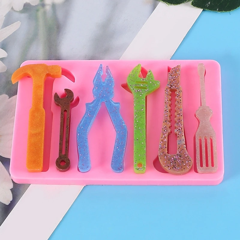 Hardware Tools Series Epoxy Resin Mold Pliers Wrench Keychain Silicone Mould DIY Crafts Jewelry Pendant Casting Tools
Hardware Tools Series Epoxy Resin Mold Pliers Wrench Keychain Silicone Mould DIY Crafts Jewelry Pendant Casting Tools