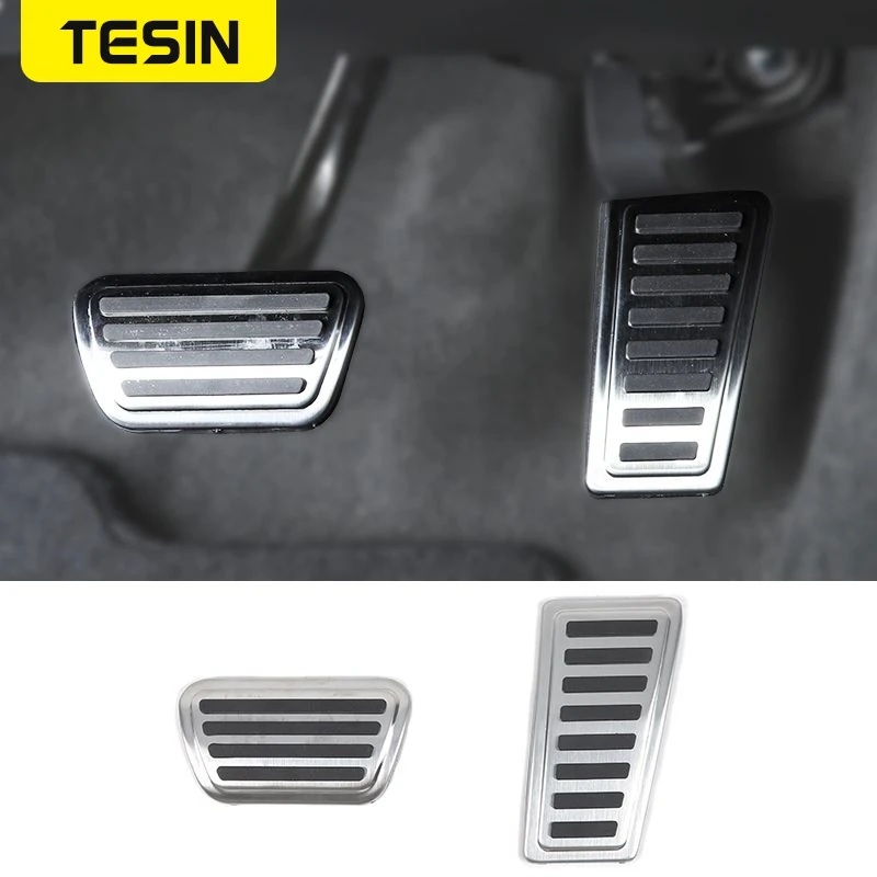 TESIN Car Accelerator Foot Gas Brake Plate Anti-slip Pedal Cover for Dodge RAM 2018 2019 2020 2021 Car Interior Accessories
TESIN Car Accelerator Foot Gas Brake Plate Anti-slip Pedal Cover for Dodge RAM 2018 2019 2020 2021 Car Interior Accessories