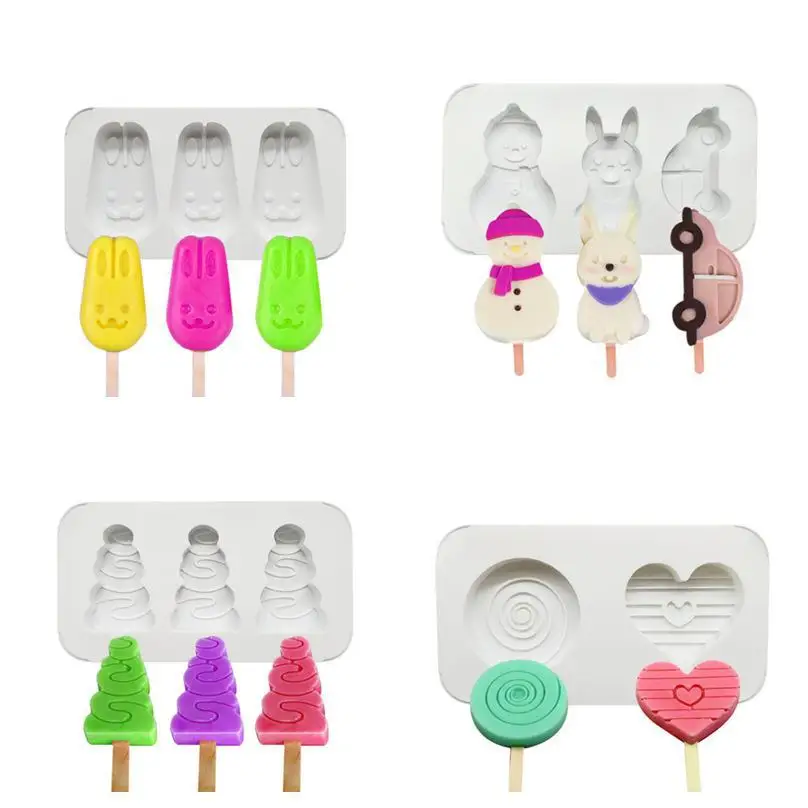 Cartoon Silicone Popsicle Mold Set Handmade Ice Cream Making Tools Practical Cake Mold Bakware Creative Ice Cream Mold
Cartoon Silicone Popsicle Mold Set Handmade Ice Cream Making Tools Practical Cake Mold Bakware Creative Ice Cream Mold