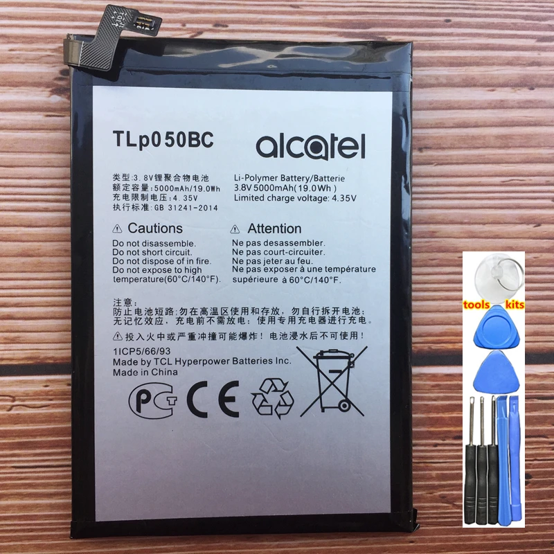 Новый оригинальный аккумулятор 5000 мАч TLp050BC для Alcatel Pixi 4 Plus Power 5023F 5023E мобильный телефон
Новый оригинальный аккумулятор 5000 мАч TLp050BC для Alcatel Pixi 4 Plus Power 5023F 5023E мобильный телефон