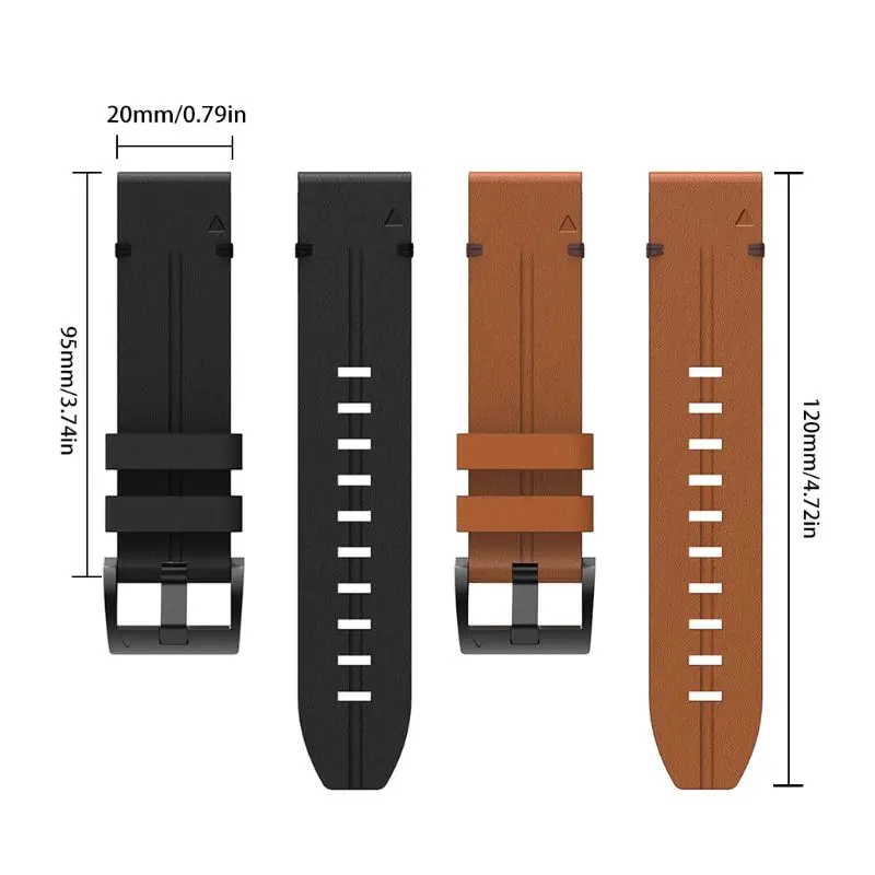 Genuine Leather Watch Strap Quick Release Anti-scratch Wristband for Gar-min Fenix 6S/6S Pro/5S/5S Plus/D2 Delta S Smart Watch
Genuine Leather Watch Strap Quick Release Anti-scratch Wristband for Gar-min Fenix 6S/6S Pro/5S/5S Plus/D2 Delta S Smart Watch