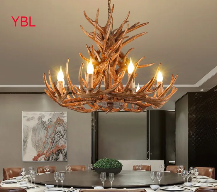 Creative antler chandelier retro bar hotel light cafe restaurant internet cafe decoration chandelier resin antler lamp
Creative antler chandelier retro bar hotel light cafe restaurant internet cafe decoration chandelier resin antler lamp