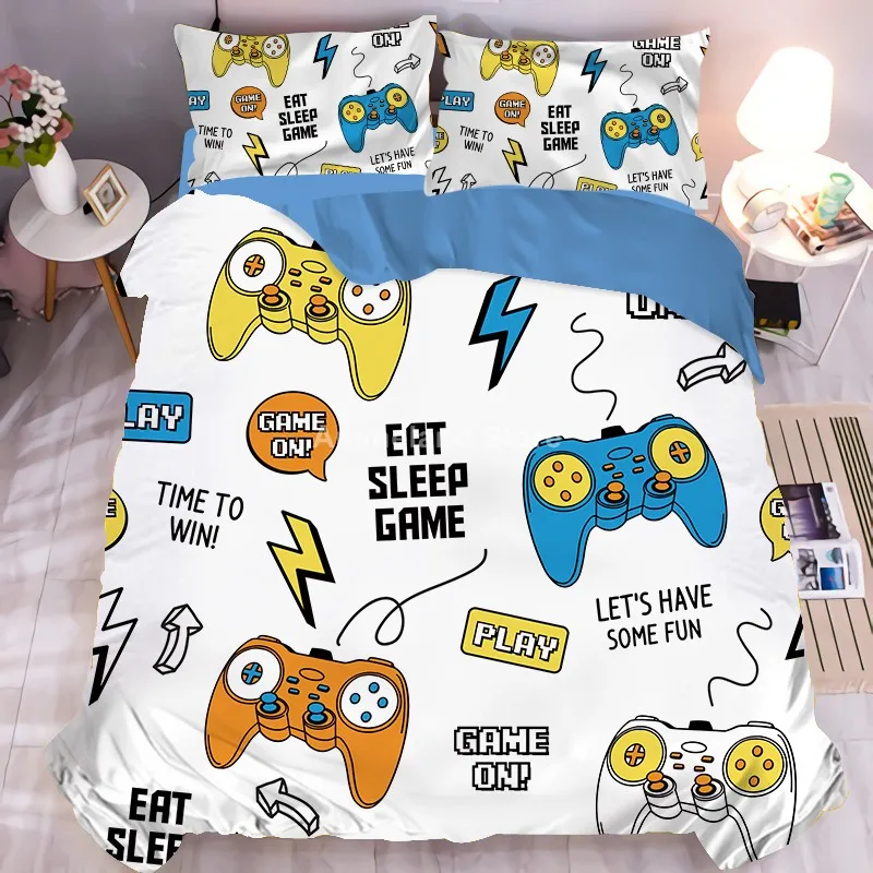 2021 New Game Gamer 3D Printed Gamepad Comforter Bedding Set Adult Queen King Single Full Size Duvet Cover Sets Bedroom Luxury
2021 New Game Gamer 3D Printed Gamepad Comforter Bedding Set Adult Queen King Single Full Size Duvet Cover Sets Bedroom Luxury