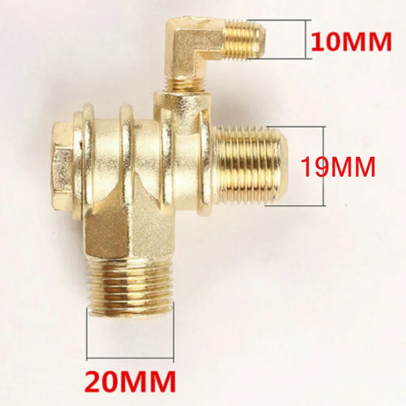 3-Port Check Valve Brass Male-Threaded Workshop Replacement Air Compressor 90 Degree Air Compressor Check Valve Spare Parts Tube
3-Port Check Valve Brass Male-Threaded Workshop Replacement Air Compressor 90 Degree Air Compressor Check Valve Spare Parts Tube