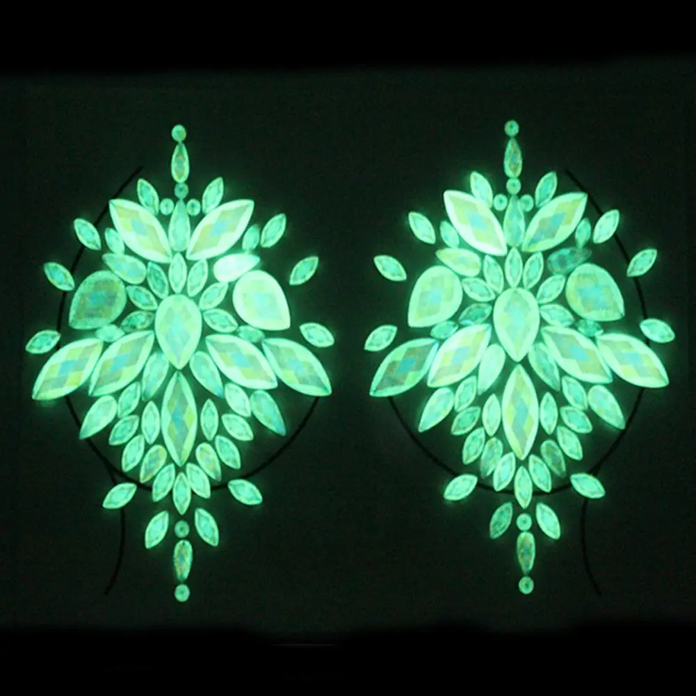 Faux Resin Rhinestone Luminous Temporary Tattoo Stickers Makeup Jewelry Glitter Sticky for Clubbing
Faux Resin Rhinestone Luminous Temporary Tattoo Stickers Makeup Jewelry Glitter Sticky for Clubbing